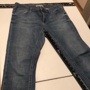 Baxter  size 12 blue jeans high rise skinny straight medium wash denim